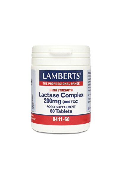 Lamberts Lactase Complex 350mg Συμπλήρωμα Φυσικής Λακτάσης για Μείωση των Συμ...