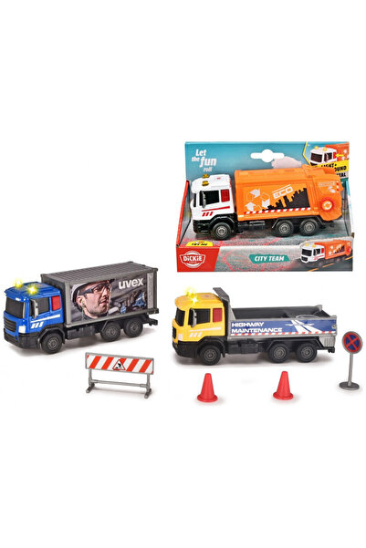 Dickie Toys Mașini mini, camioane urbane - 3 modele