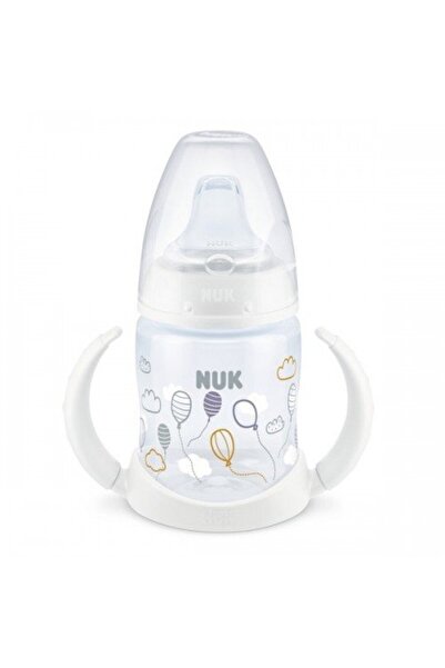 Nuk Μπιμπερό First Choice Plus PP Εκπαιδευτικό με 2 Λαβές Λευκό με Δείκτη Ελέ...