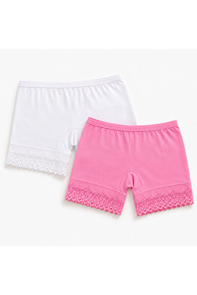 DİAMOND OUTLET Chiloți boxer pentru fete, 100% bumbac, pachet de 2, croială e...