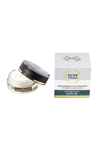 Olive Touch Ενυδατική Κρέμα Ματιών &amp; Χειλιών με βιολογικό Λάδι Ελιάς, καφ...