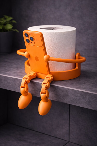 farist Phone Holder Toilet Paper Holder - Fun Bathroom Accessory - Decorative...