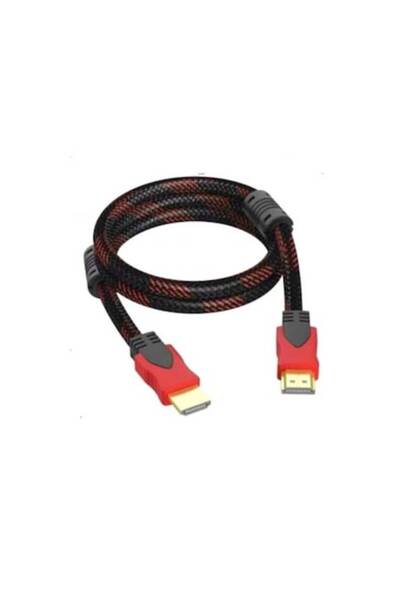 G Golden Case Cablu HDMI la HDMI, Full HD, lungime 1.5 metri, împletit, negru