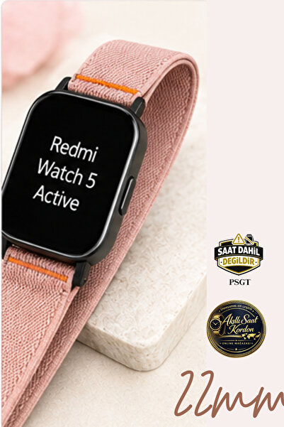 PSGT Redmi Watch 5 Active / 5 Lite Uyumlu Leopar Desenli Silikon Kordon Kayış...
