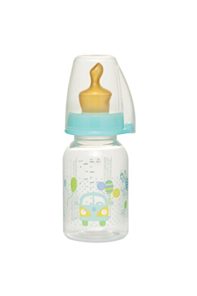 Nip Biberon Tetina Latex Ortodontica Unisex cu Debit Redus - 0-6 luni, 125 ml
