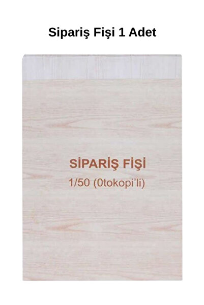 Dağtaş Kırtasiye Dilman Order Form 1X50 2 Nüsha Otokopili 1 Piece