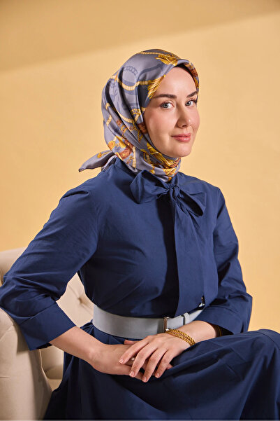Silk Home وشاح من الحرير المزخرف بنقشة التويل 11530