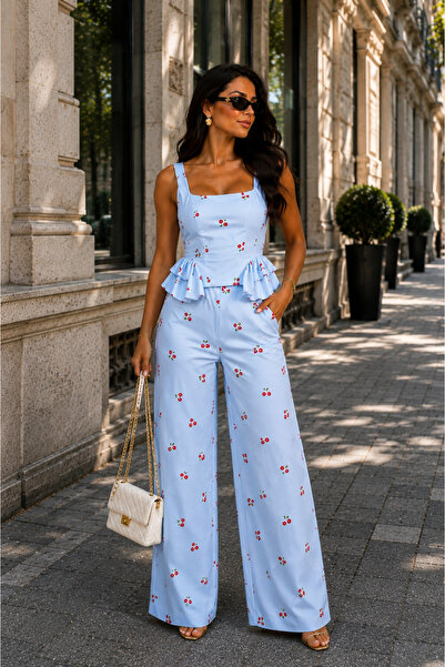 Ethera Compleu Cirese, Cherry Pop, Set Maiou si Pantaloni