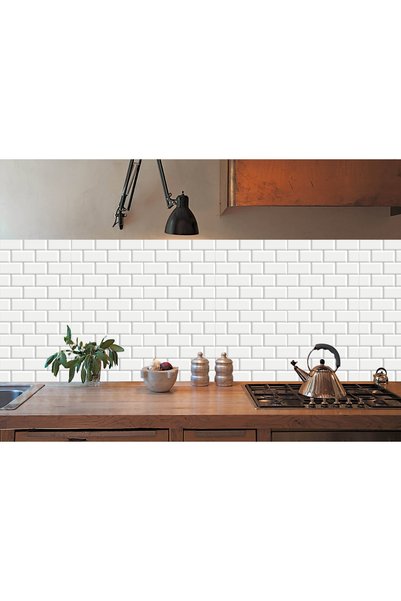 TİNK Kendinden Yapışkanlı Fayans Kaplama PVC Karo Metro Desen 60x120 Cm (1 Adet ) 0,72 m2