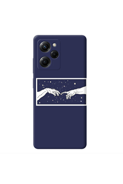 Other Xiaomi Poco X5 Pro Touch Dark blue Colored Silicone TPU Θήκη