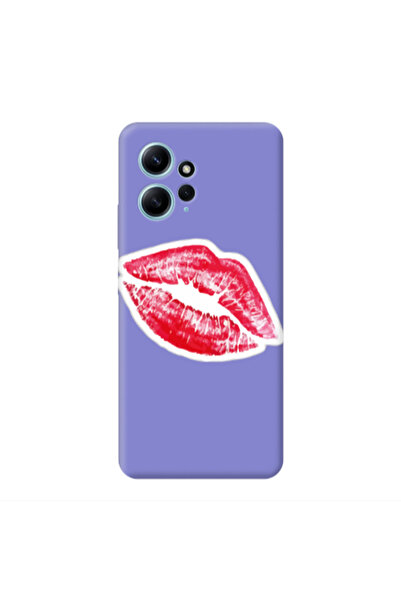 Other Xiaomi Redmi Note 12 4G Faint Kiss Purple Colored Silicone TPU Θήκη
