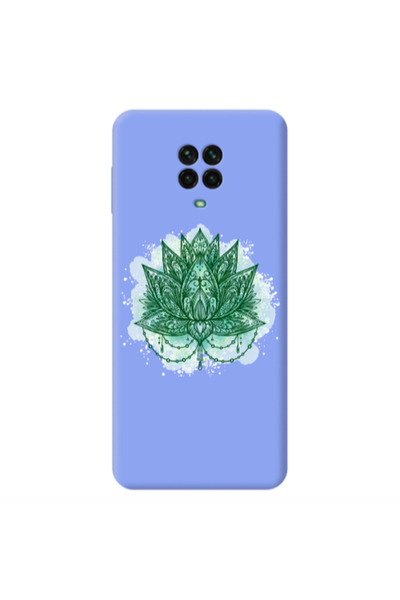 Other Xiaomi Redmi Note 9 Pro Witch leaf Light Purple Colored Silicone TPU Θήκη