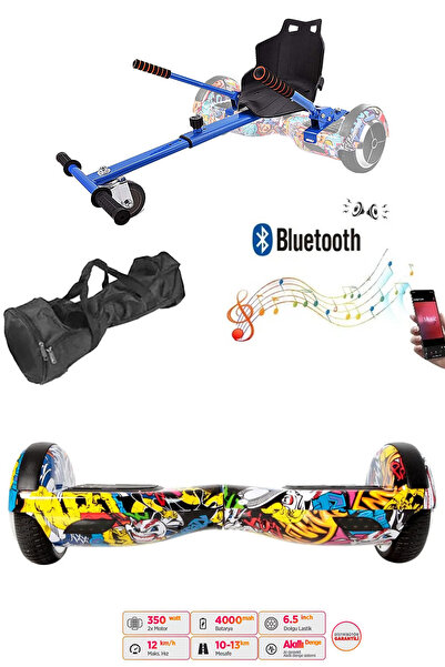 CityMate Elektrikli Kaykay Scooter Hoverboard Akıllı Denge 6.5 Inch + Hover K...