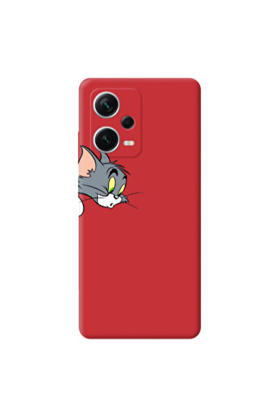 Other Xiaomi Poco X5 Tom 1 Red Colored Silicone TPU Θήκη