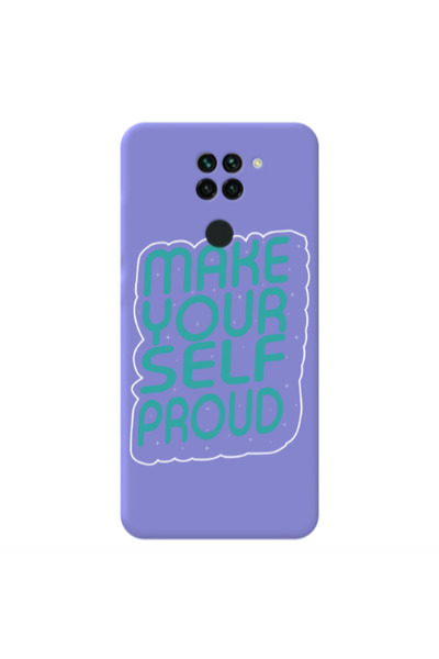 Other Xiaomi Redmi Note 9 Make Your Self Proud Purple Colored Silicone TPU Θήκη