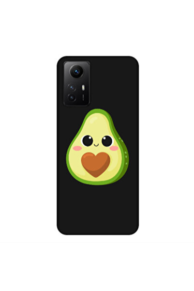 Other Xiaomi Redmi Note 12s Baby avocado Black Colored Silicone TPU Θήκη