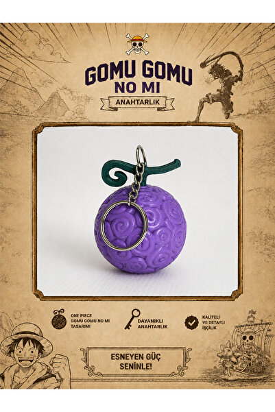 Cypnova One Piece Gomu Gomu no Mi Anime Anahtarlık