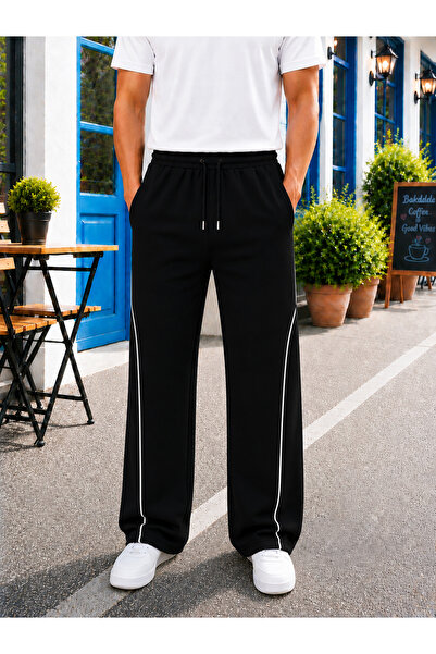 by fiyaka fashion Erkek Baggy Eşofman Altı Önden Biyeli (Mevsimlik)