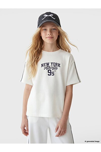 LC Waikiki New York Printed Girls' Soft Touch Set