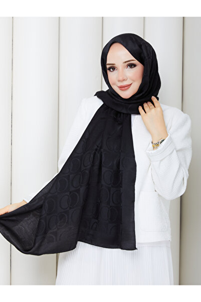 TOBAİ Ring Pattern Cotton Fiber Hijab Daily Soft Special Textured Lightweight...