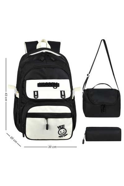 CANLOOR Waddell Licensed Twill Fabric Logo Cover School Backpack, Thermal Lun...