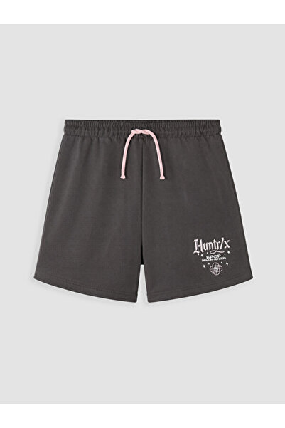 LC Waikiki Rmz Gi̇yi̇m Farkiyla K-Pop Demon Hunters Printed Girls' Shorts