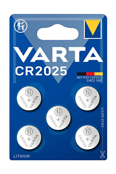 Varta μπαταρία λιθίου CR2025, 3V, 5τμχ