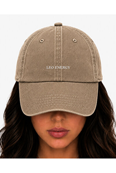WeavedCo Leo Energy Embroidered Hat, Leo Sign Vintage Washed Baseball Cap (Le...