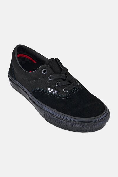 Vans حذاء سكيت إييرا للأولاد برباط، أسود