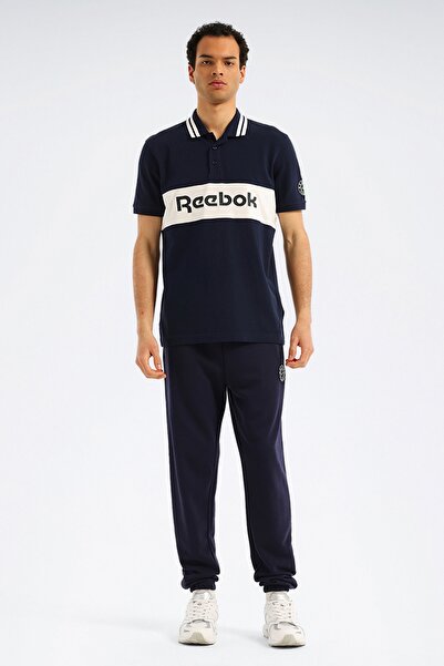 Reebok LAWN CLUB POLO Lacivert Erkek Kısa Kol T-Shirt