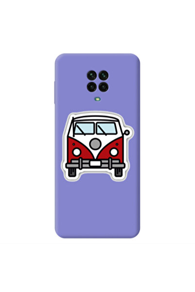 Other Xiaomi Redmi Note 9 Pro Minibus Purple Colored Silicone TPU Θήκη