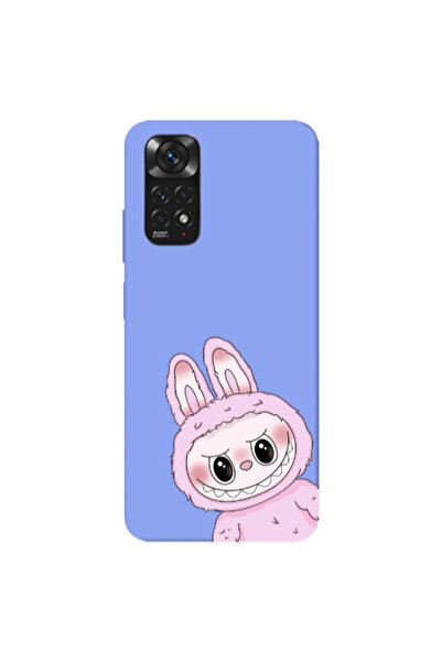 Other Xiaomi Redmi Note 11 4G Labubu 6 Light Purple Colored Silicone TPU Θήκη
