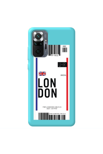 Other Xiaomi Redmi Note 10 Pro 4G London Arrival Turquoise Colored Silicone T...