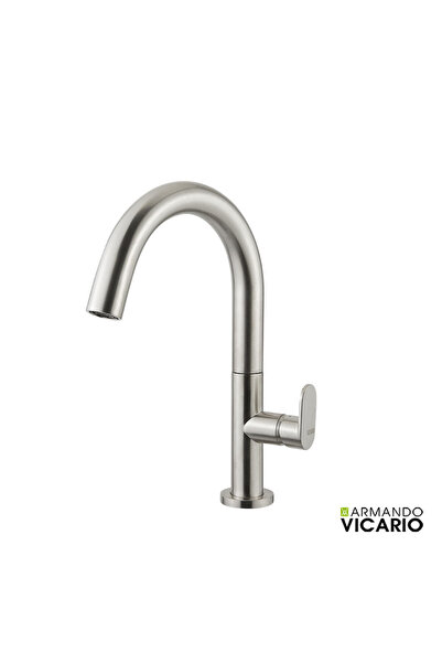 VICARIO Μεσαία Βρύση Νιπτήρα Λεπτή Ανοξείδωτη 500040-110