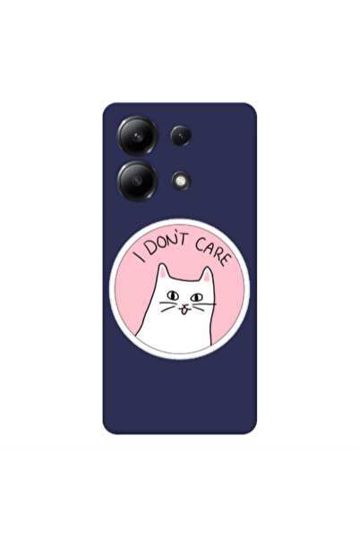 Other Xiaomi Redmi Note 13 4G I dont Care Dark blue Colored Silicone TPU Θήκη