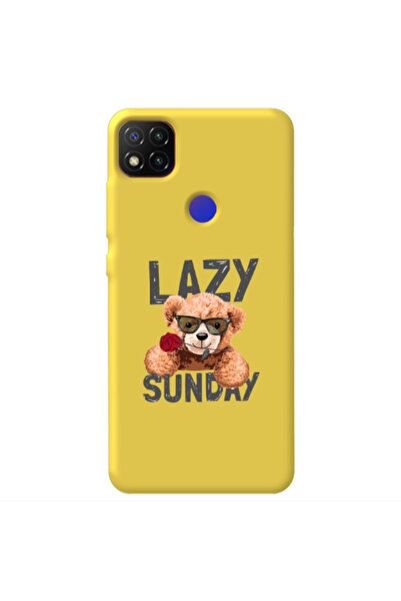 Other Xiaomi Redmi 9c Lazy sunday Yellow Colored Silicone TPU Θήκη