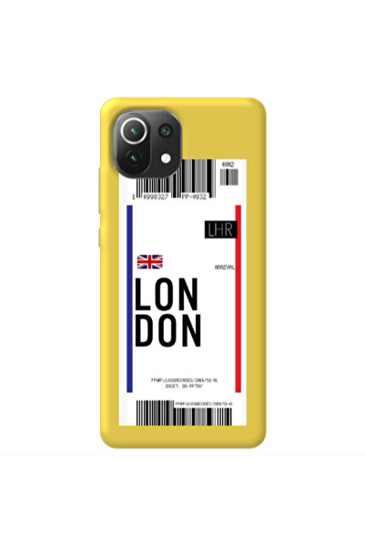 Other Xiaomi Mi 11 Lite London Arrival Yellow Colored Silicone TPU Θήκη