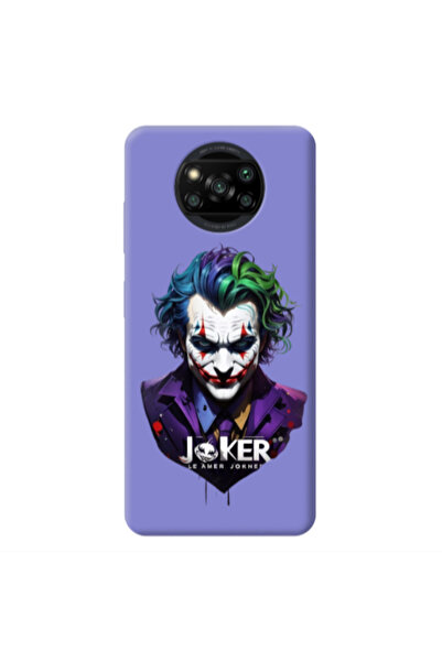 Other Xiaomi Poco X3 /X3 Pro Le amer Joker Purple Colored Silicone TPU Θήκη