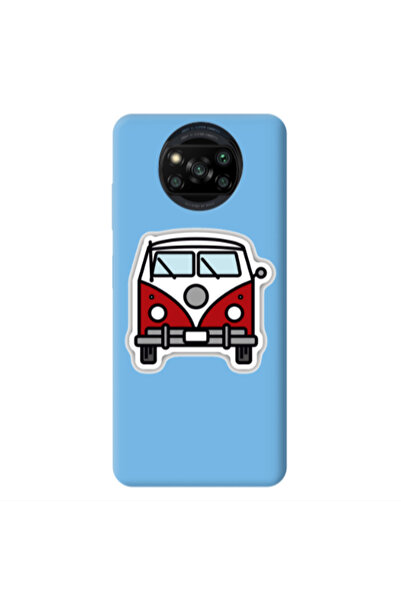 Other Xiaomi Poco X3 /X3 Pro Minibus Blue Colored Silicone TPU Θήκη