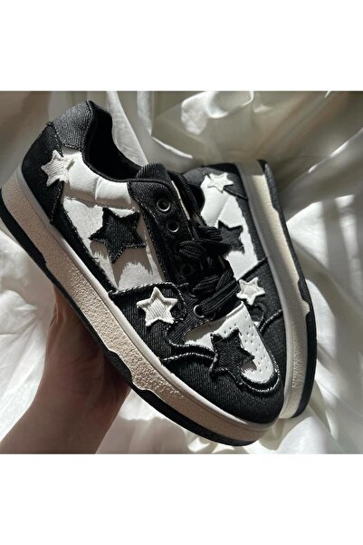 Gofeel Black Star Desenli Unisex Sneaker Ayakkabı