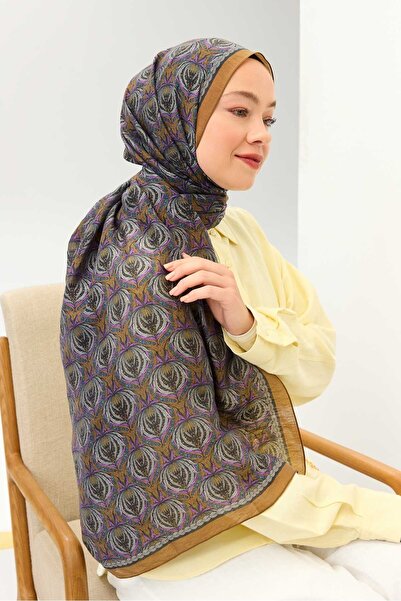 Silk Home شال تينسل مونار من نوع توموركوت أنثراسايت