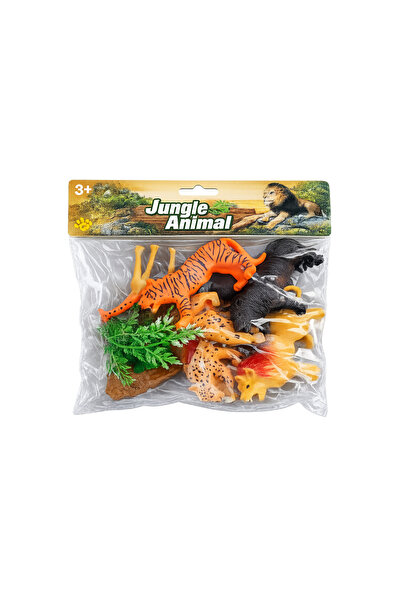 Baby Planet Children's Educational Toys Plastic Jungle Animal Model Set 10 Di...