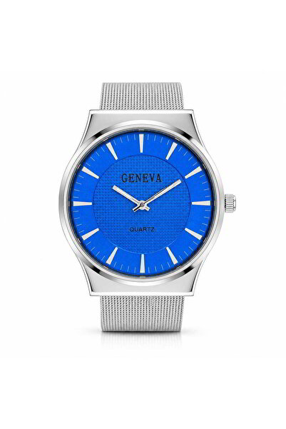 Watch Ceas de mana, barbatesc, bratara milaneza, Casual, Geneva, Argintiu, CB80