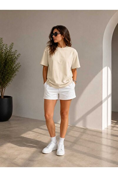 cto your style Γυναικείο ανδρικό μπλουζάκι Oversize Basic με λαιμόκοψη και κο...