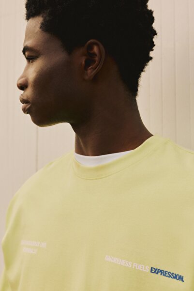 Pull & Bear STWD grafik baskılı tişört
