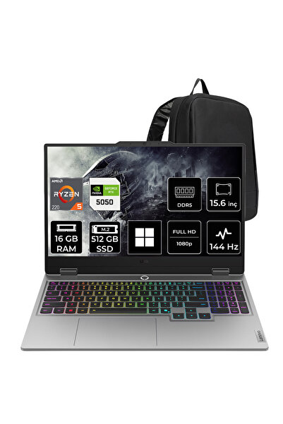 LENOVO LOQ 15AHP10 Ryzen 5 220 RTX 5050 8GB 100W 16GB RAM 512GB SSD 15.6" FHD...