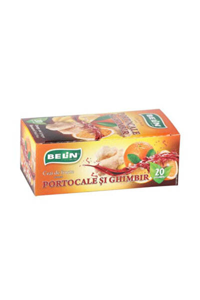 NOVAPLUS Belin Ceai de Portocale si Ghimbir Nova Plus, 20 buc