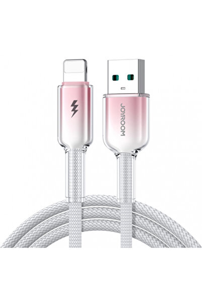 Joyroom Cablu Date si Incarcare Usb-a - Lightning S-a42, 18W, 1.2M, Alb