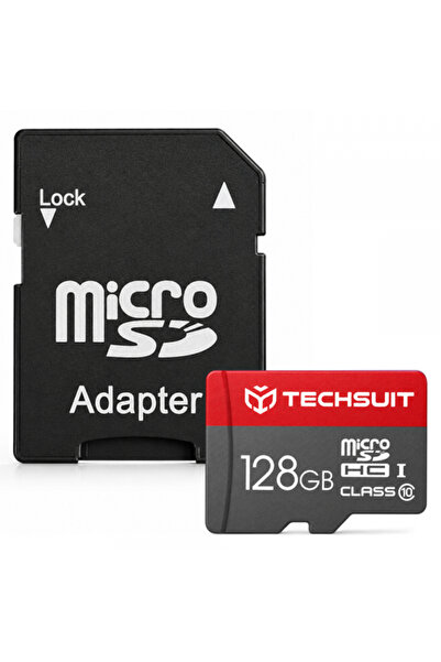 Techsuit Κάρτα Μνήμης microSDXC THCM26, 128Gb, ​ ​ Κατηγορία 10, Με Αντάπτορα