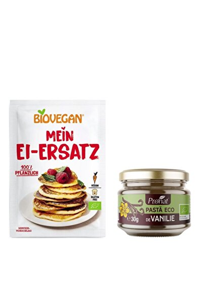 Biovegan Πακέτο Βιολογικού Βίγκαν Επιδόρπιου: Υποκατάστατο Αυγού 30 γρ. + Βιο...